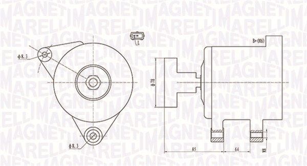 MAGNETI MARELLI Laturi 063731649010